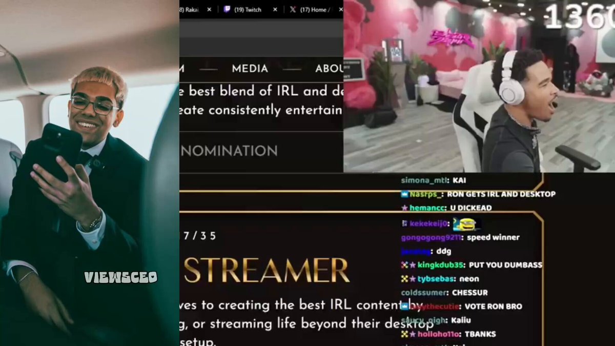 Plaqueboymax gives flowers to N3on saying he is one of the greatest IRL streamers 💐🔥 “Even tho he is blackballed N3on is actually good with the irl sh*t”