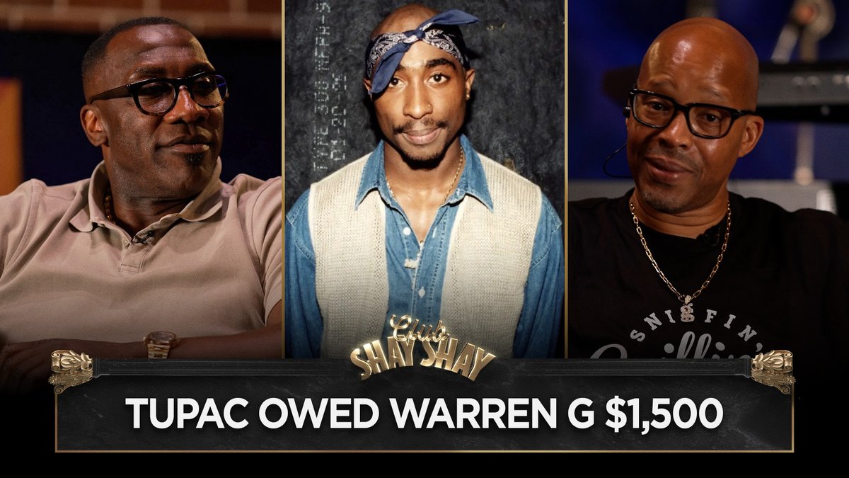 Tupac Owed Warren G $1,500: “I felt bad.” “I walked up to him and I was like, ‘Pac, I need to get my bread.’ Came right out the pocket. I was only charging $1500 a beat. He came right out the pocket and broke me off my bread. And I felt bad.” - Warren G