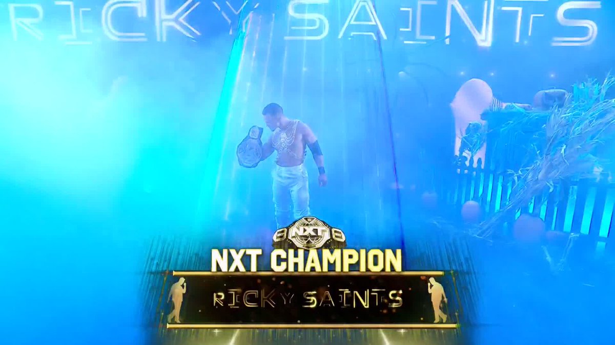 ABSOLUTE. 🤩 Ricky Saints is ready for our main event!