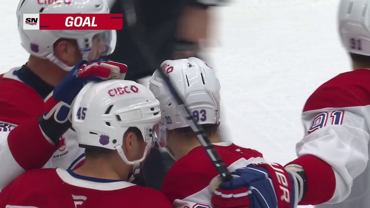 Ivan Demidov RIPPED this puck 🎯 📺: Sportsnet &amp; TVA Sports ➡️