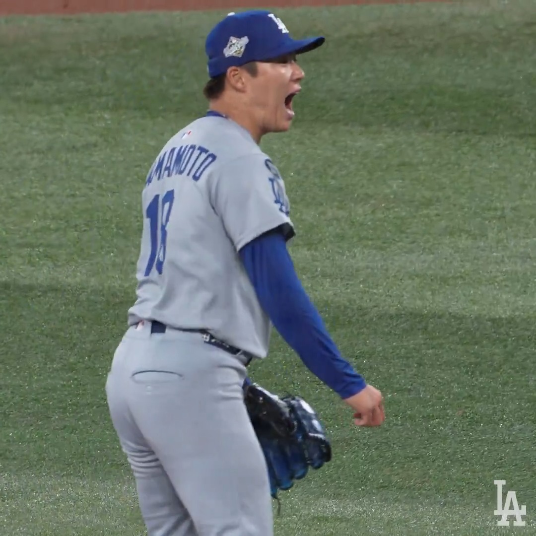 YOSHINOBU YAMAMOTO. #WORLDSERIES
