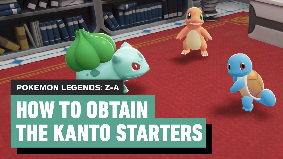 Here's how to get the Kanto Starter of your choice in Pokemon Legends: Z-A!