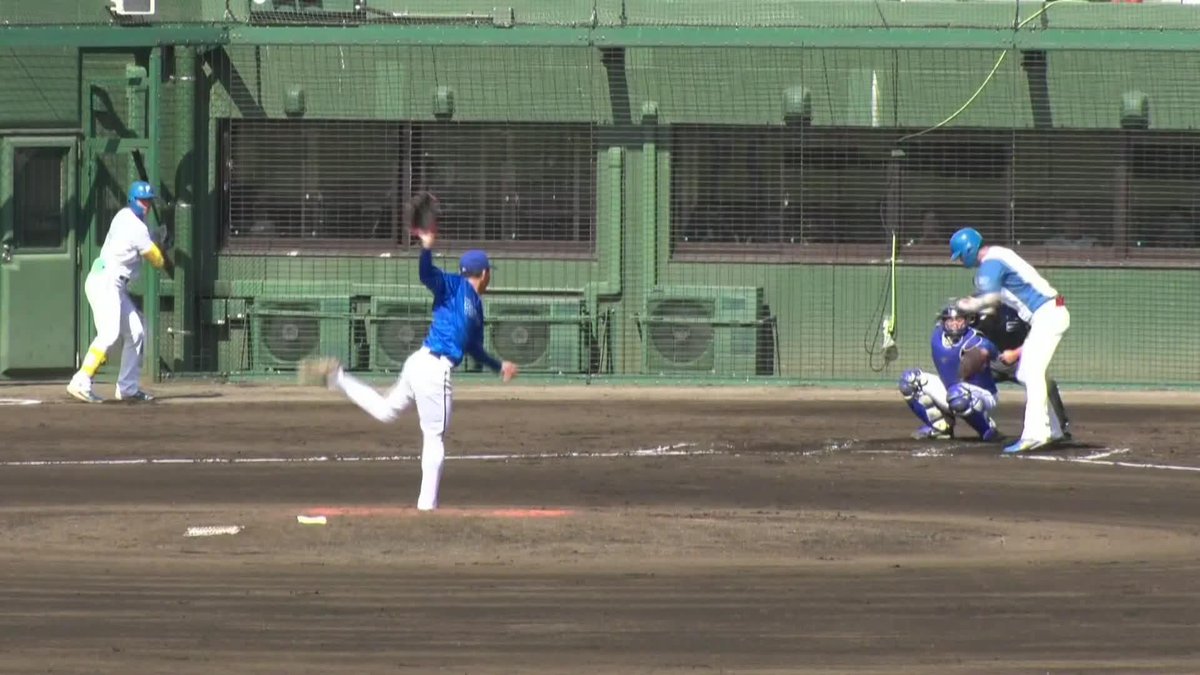 極上のクロスファイヤー 来季は投手専念 武田陸玖 インローへズバッと145キロ ⚾ #みやざきフェニックス・リーグ 📅2025/10/26 🆚日本ハム×DeNA 📱Live on DAZN #オレをみろ #baystars #だったらDAZN