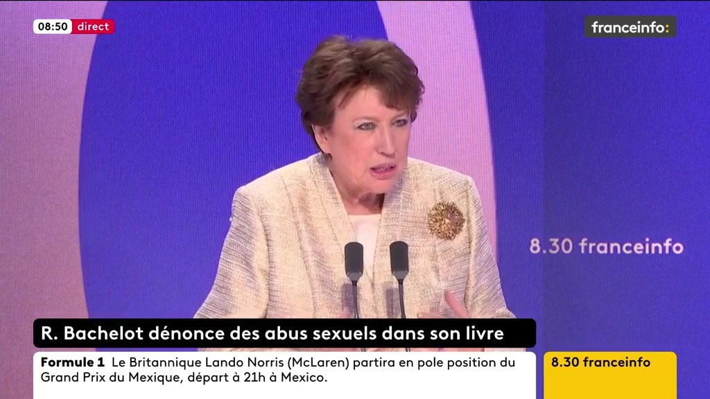 🔴 Abus sexuels dans l’Église : "Il y a un système où l’enfant est la propriété de la société", estime l’ancienne ministre Roselyne Bachelot, qui dénonce dans un livre les agressions dont elle a été victime. Suivez le live ⤵