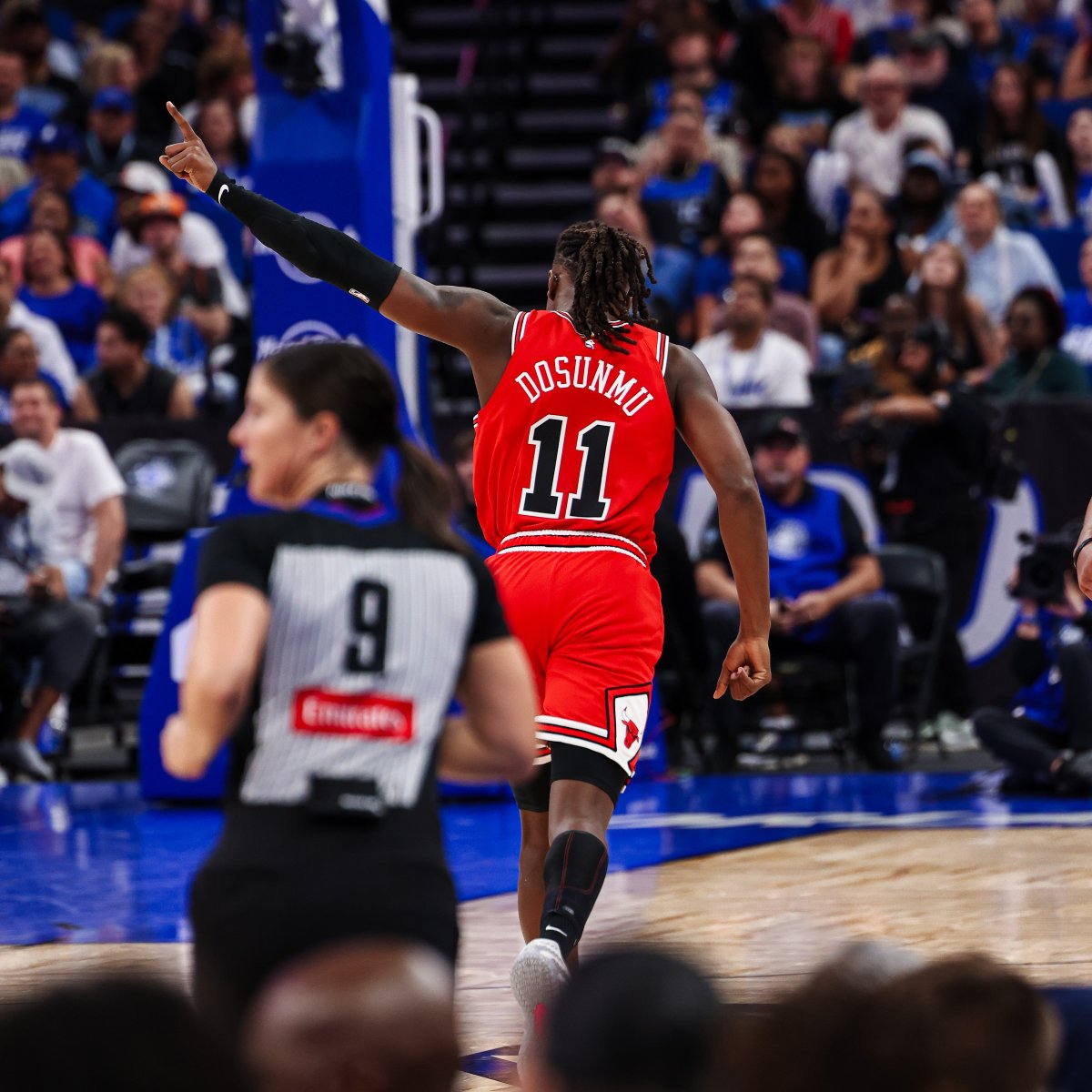 Took down the Magic 110-98 in Orlando 💪 Plus500 | #SeeRed