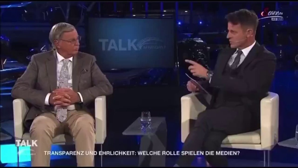 #RichtigErinnern Wahrhaftig erstaunlich, welche Aussagen Politiker im Angesicht des Todes zu treffen bereit sind. Beim Talk im Hangar-7 des österreichischen Senders Servus TV, sprach der schwer an Krebs erkrankte CDU-Politiker, Wolfgang Bosbach, endlich mal das aus, was jeder normal denkende Bürger seit Jahren weiß und insgeheim fühlt. Jeder Satz sitzt. Kompliment!