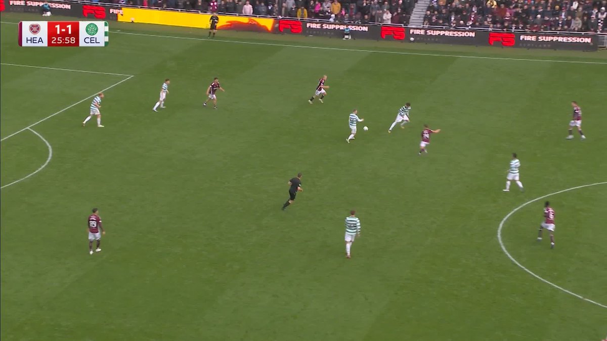Cammy Devlin and Callum McGregor clash at Tynecastle 👀