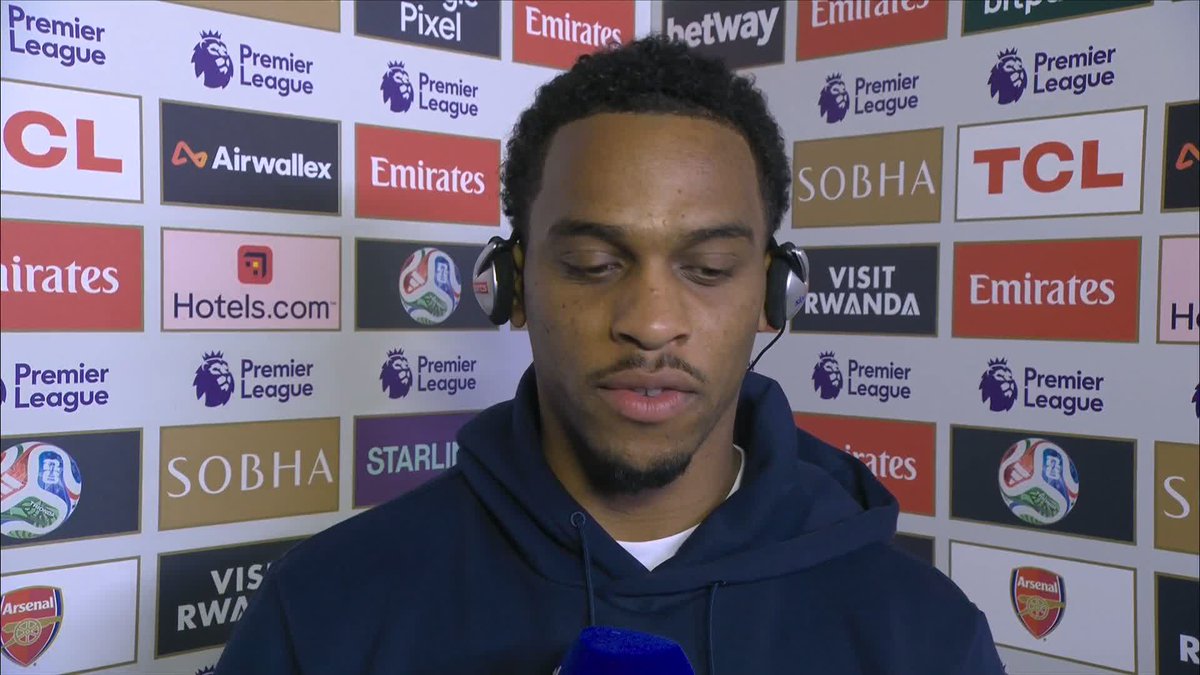 "We have freedom to move in that structure... something I enjoy!" Jurrien Timber is relishing a freer role in the Arsenal XI 💪