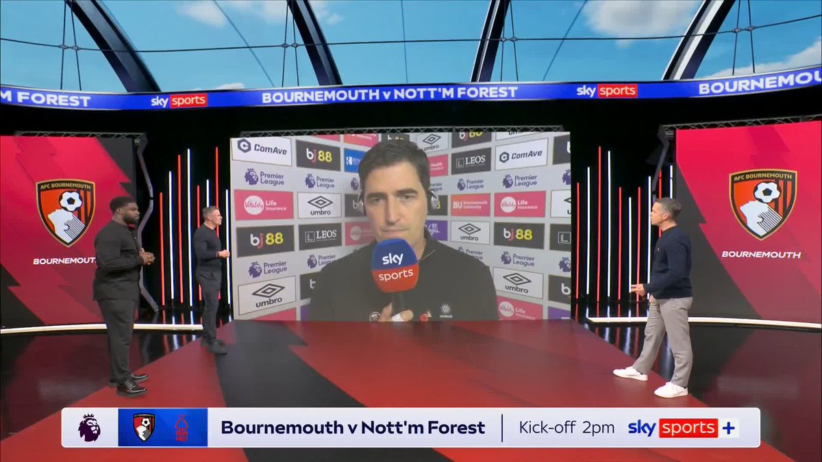 "The long throws, the set-pieces...it's the beautiful part of football" Is Andoni Iraola noticing a difference in style of play in the Premier League? 🤔