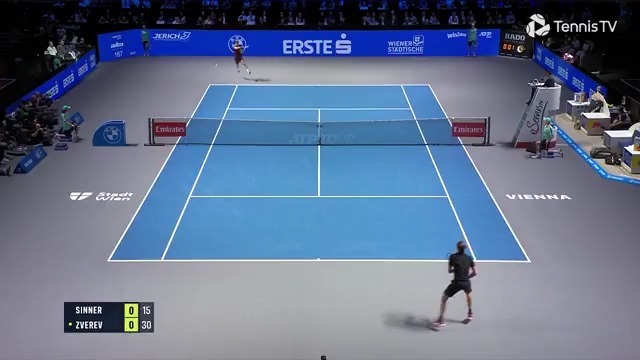 No warm up required 😤 Jannik Sinner | Erste Bank Open | #ErsteBankOpen