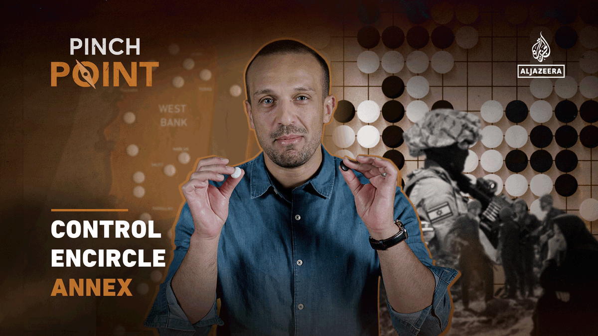 While the world talks of a Palestinian state, Israel is playing a different game to surround, slice up and claim the occupied West Bank. Piece by piece, Israel is playing out strategies first perfected in ancient China. For Pinch Point, Al Jazeera's Mohamed Hassan explains ⤵️