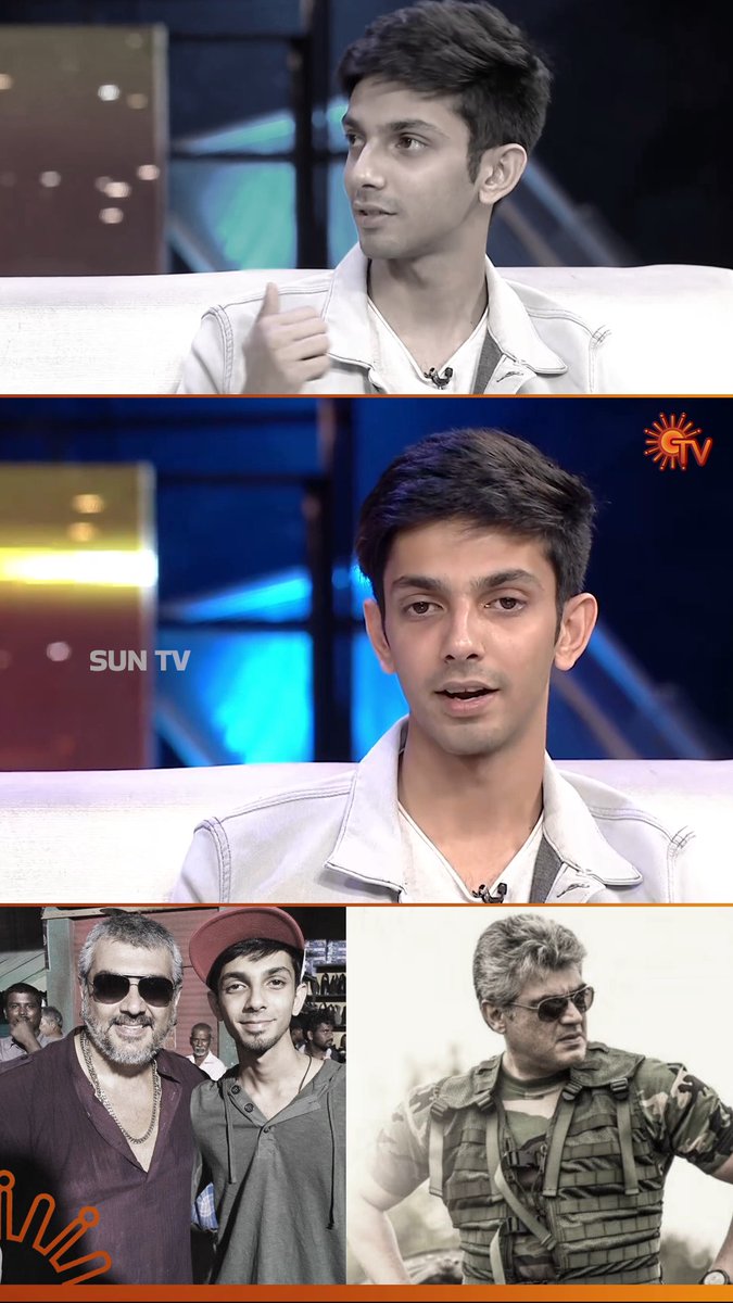Throwback to Music Director Anirudh sharing his experience working with Ajith Sir #SunTV #SunTVThrowback #Anirudh #Vivegam #AjithKumar