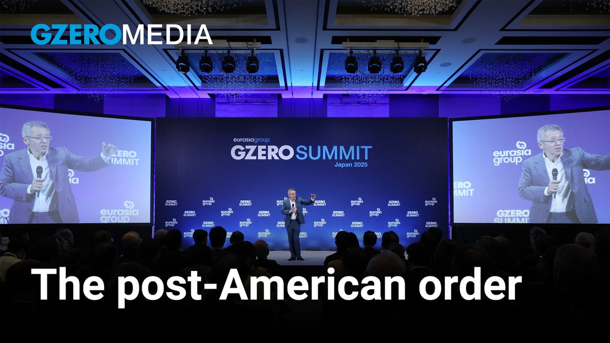 “We’re now living in a post-American order, and no one is willing or able to fill the vacuum," said ian bremmer at his annual State of the World speech. He warned that the G-Zero world is deepening: more conflict, more impunity, and more uncertainty.