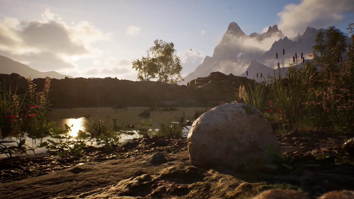 ただの「石」となり無限の時間を過ごす『Stone Simulator』が最新アプデで待望のマルチプレイに対応。最大4人で「石」になれる 何十年、何世紀にもわたる時間を「石」として過ごし、苔を育て、自分たちの存在について問いかけられる。もうひとりじゃない