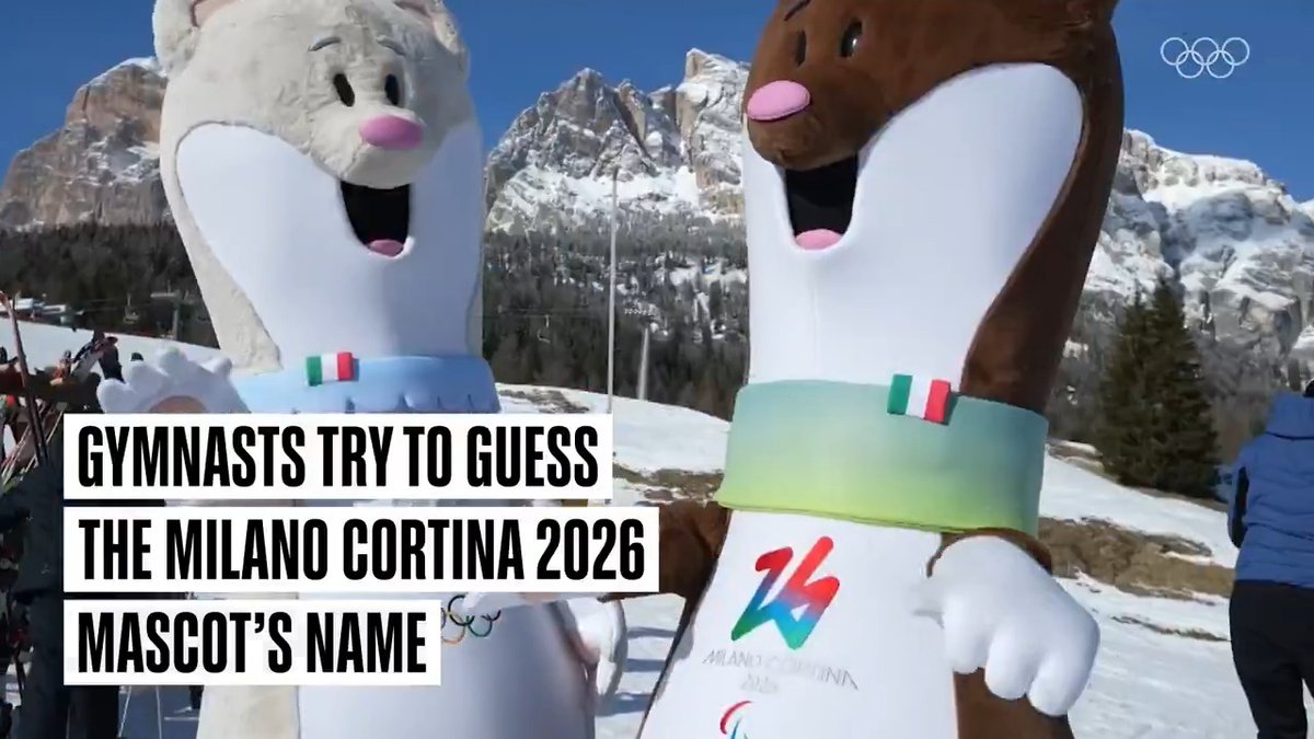 We asked the world’s best gymnasts to guess the #MilanoCortina26 mascot, and their answers are gold! 😆✨ #ARTWorlds2025 I @Gymnastics I Milano Cortina 2026