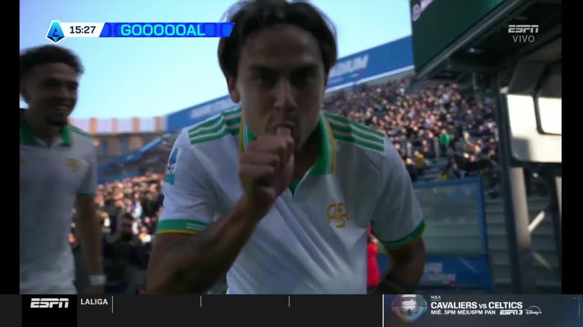🪄🇦🇷 GOL DE PAULO DYBALA EN ROMA. Y festejo con dedicatoria especial. ❤️