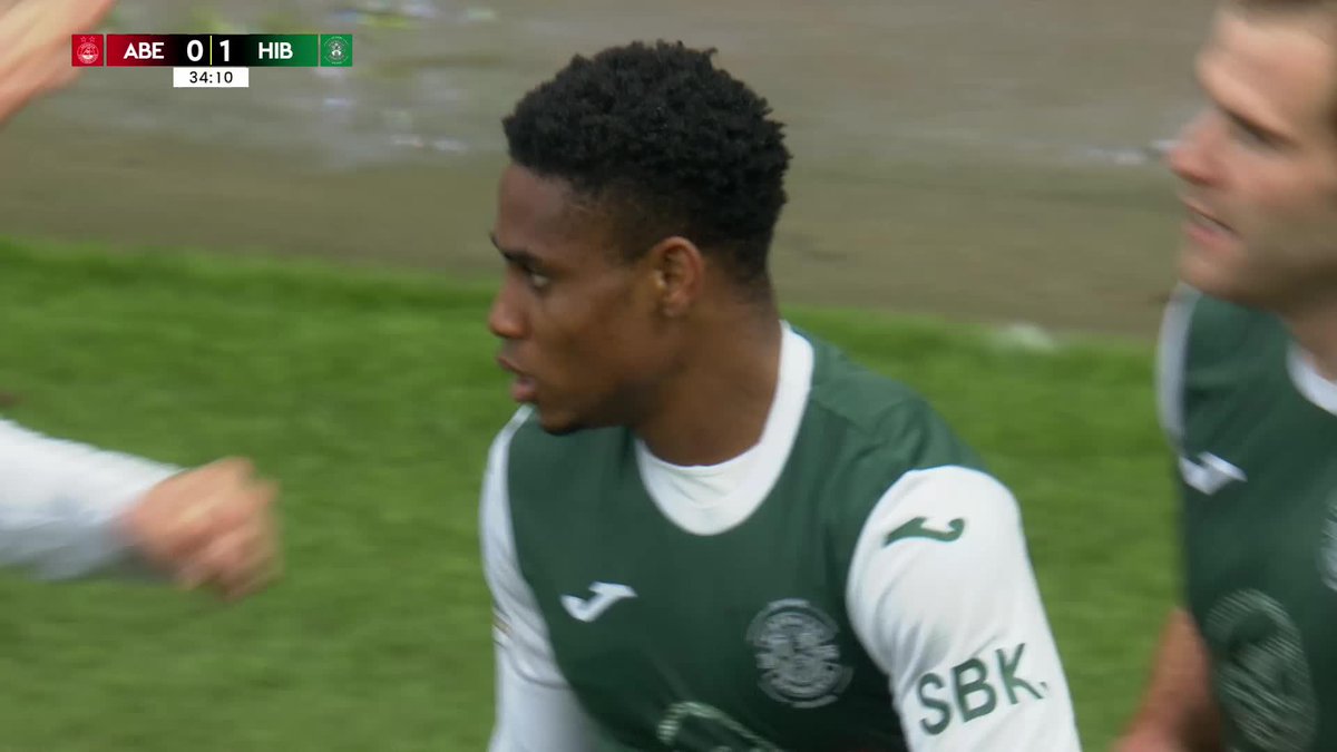 "What a finish that is!" 🎙️ Hibernian Football Club take the lead at Pittodrie Stadium through Thibault Klidjé 🥬 𝑃𝑟𝑒𝑠𝑒𝑛𝑡𝑒𝑑 𝑏𝑦 SBK | 18+ | 𝑃𝑙𝑒𝑎𝑠𝑒 𝐺𝑎𝑚𝑏𝑙𝑒 𝑅𝑒𝑠𝑝𝑜𝑛𝑠𝑖𝑏𝑙𝑦