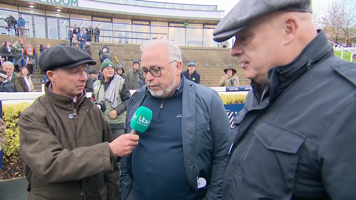 "He did that for Ricky up there and for his foundation" An emotional victory for Paul Speak and Ged Mason who dedicate Hitman's win to Ricky Hatton 🩵 #ITVRacing | Luke harvey | Ricky Hatton Foundation