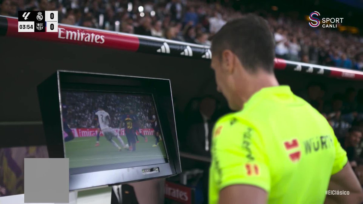 Real Madrid'in kazandığı penaltı VAR kontrolü sonucu iptal oldu!