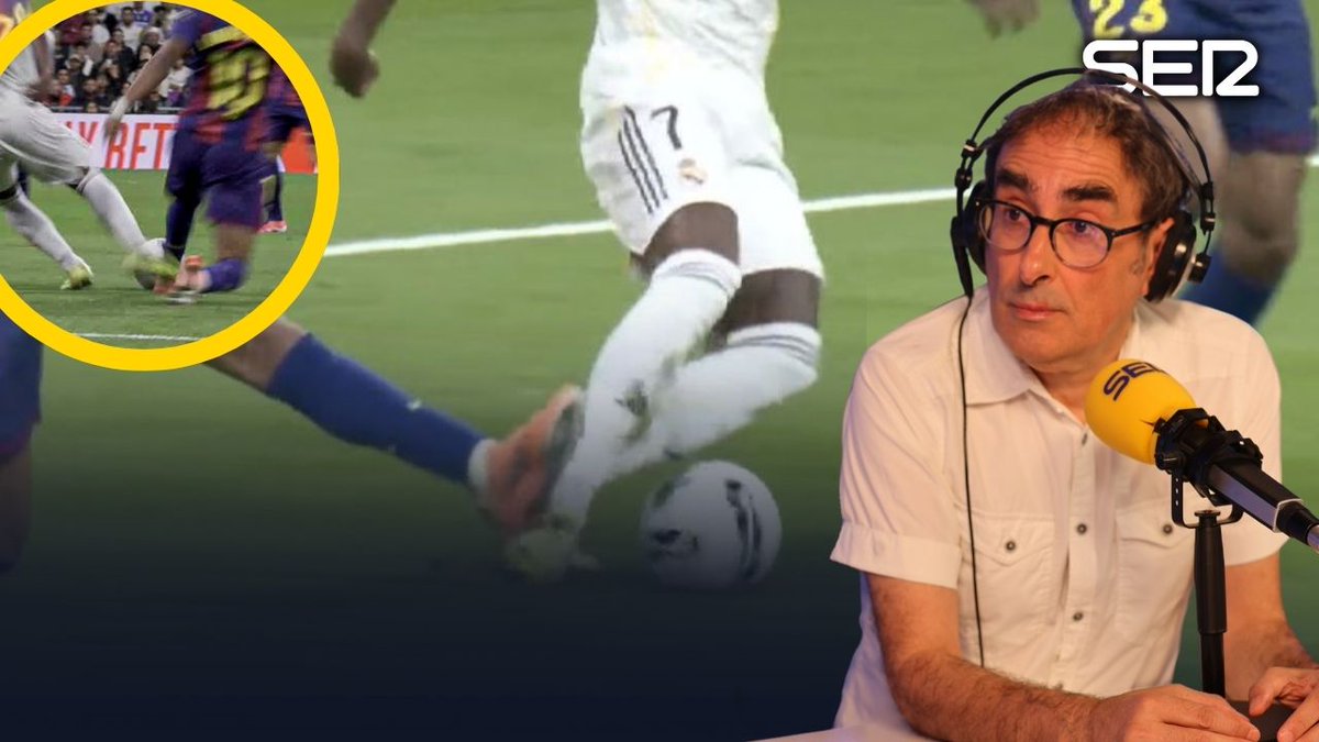 ⚠‼ Eduardo Iturralde sobre el penalti de Lamine Yamal a Vinicius que ha ido Soto Grado a ver al VAR y ha dicho que no era 🗣 "ES FALTA DE VINICIUS, Lamine Yamal tiene el pie por delante, bien peritado, Vinicius ataca el espacio de Lamine" ⚽️ #ElClásico