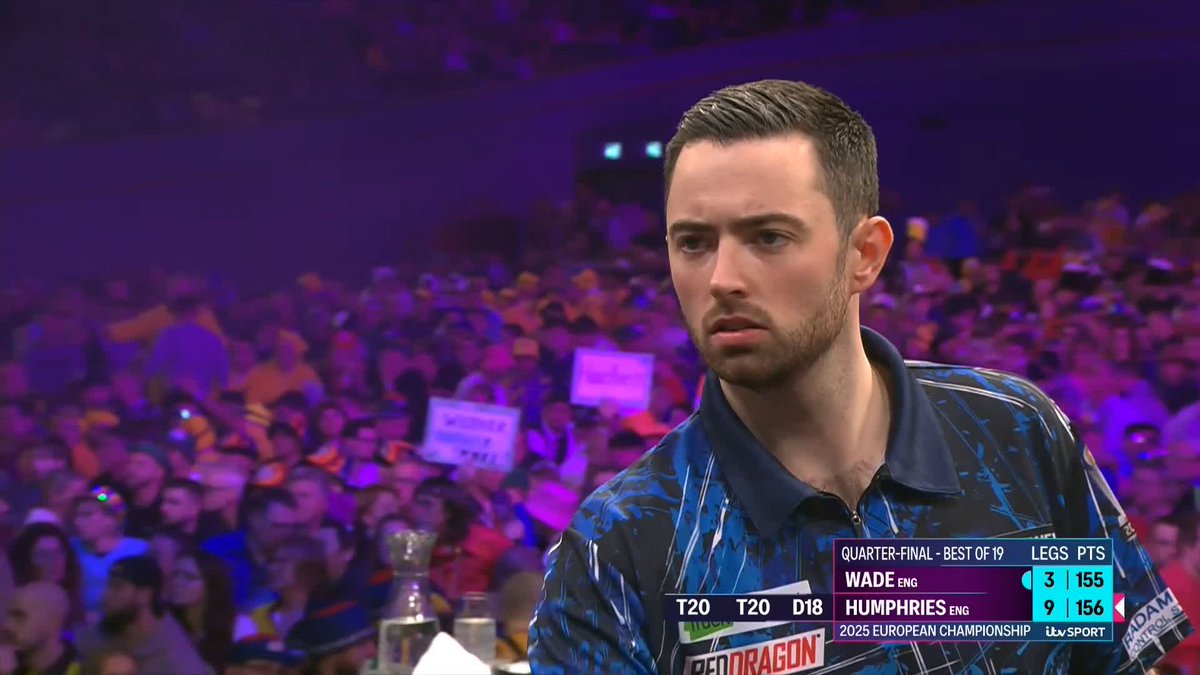 EIGHT IN A ROW 🤯 After trailing 3-2, Luke Humphries dominates against James Wade to secure his place in the Semi-Finals! 📺 #ECDarts