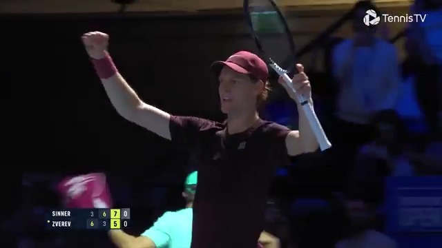A feeling that never gets old 🤩 The moment Jannik Sinner claimed his fourth title of the season. Erste Bank Open | #ErsteBankOpen