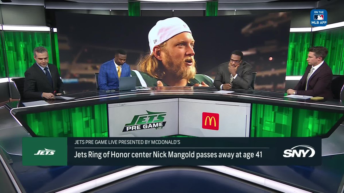 "This is a sad day for Jets Nation and especially for all those who knew and loved Nick Mangold." Bart Scott #CantWait 🏈 remembers his teammate, Nick Mangold: ➡️ McDonald's