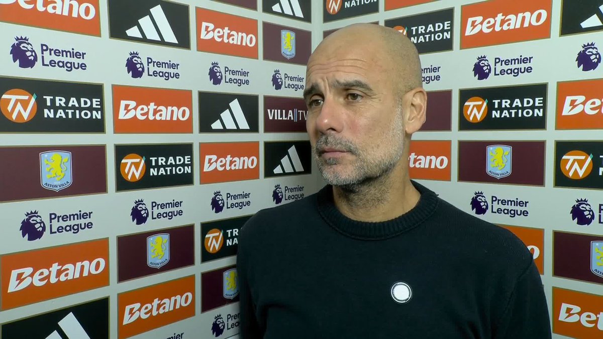 "They were better than us..." Pep Guardiola reflects on Man City's defeat to Aston Villa 🗣️