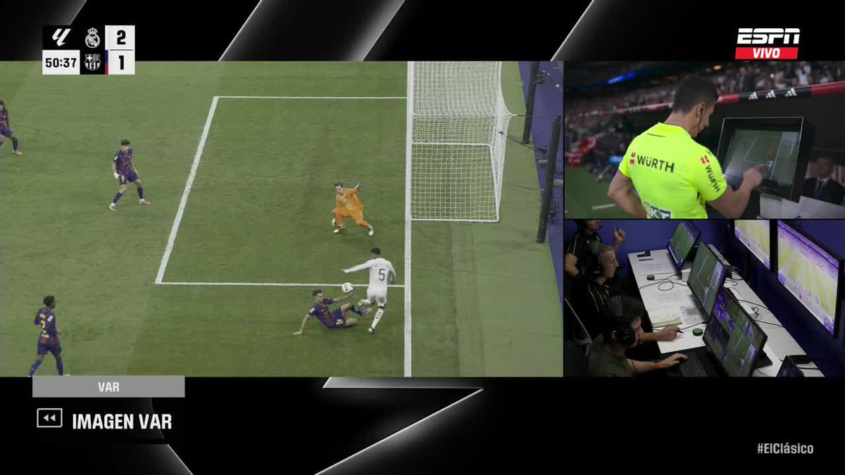⚠️‼️ ESTE FUE EL PENAL QUE LE COBRARON AL REAL MADRID POR MANO DE ERIC GARCÍA. ¿Opiniones? 👀