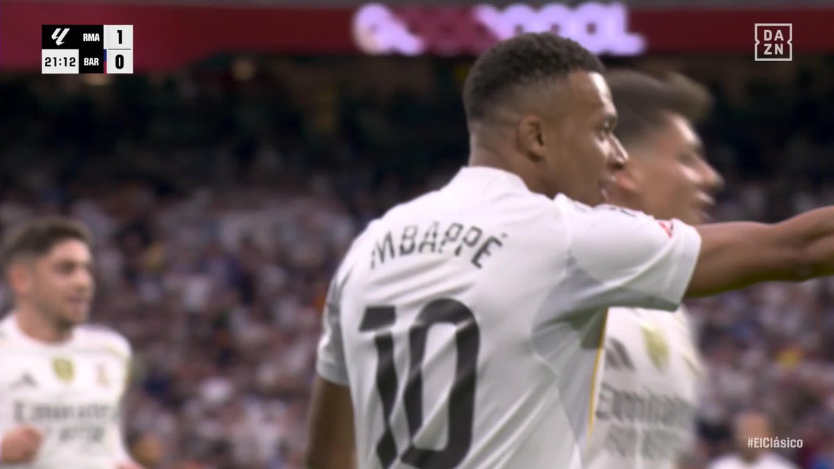 10 jornadas. 11 goles. KYLIAN MBAPPÉ 🔥 #LALIGAenDAZN ⚽