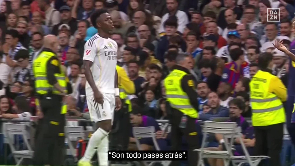 "Son todo pases atrás. Solo pases atrás" 👀 Las palabras de Vinicius a Lamine Yamal 🧐 #LALIGAenDAZN ⚽