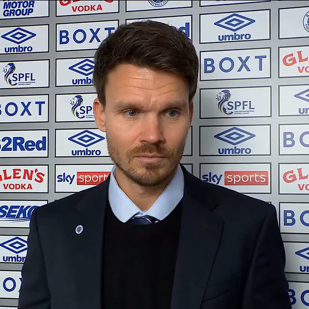 🗣️ “My team deserves the flowers in this direction, it’s good for everyone to feel positive and happy” Danny Röhl on the welcome he received from the Rangers supporters as they beat Kilmarnock 3-1 in his first domestic game in charge ⬇️