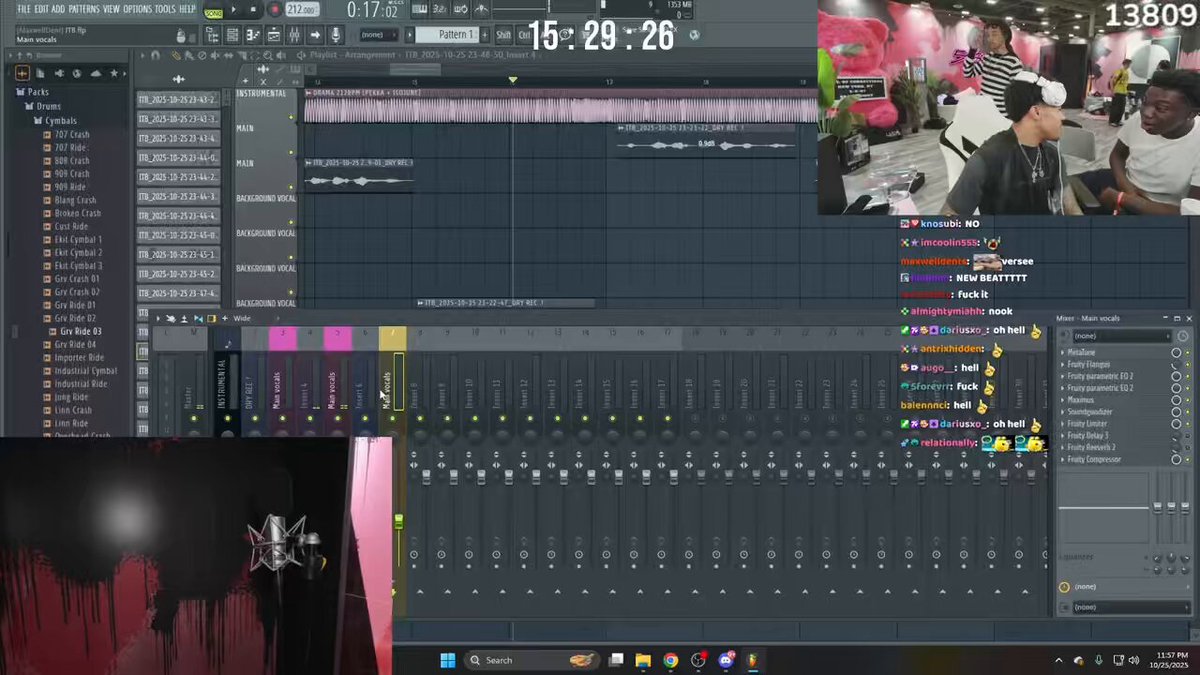 🚨Che should be going live sometime today with plaqueboymax to record for - In the Booth - he’s bringing his own producers. Which one of Che’s producers would you want to see on stream?!