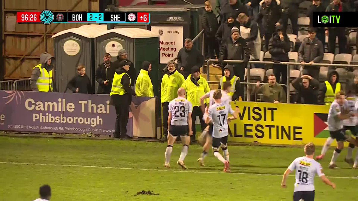 THE SCENES🤩 Kerry McInroy has completed the comeback for Shels. What a game of football!