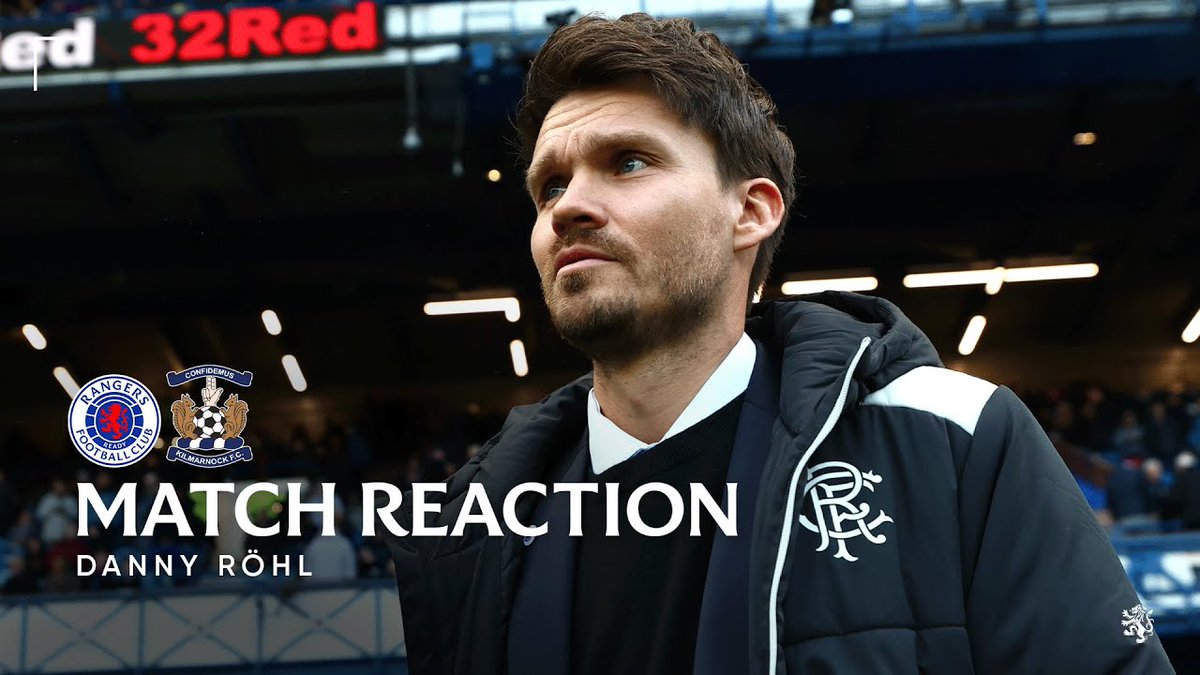 🎙️ Danny Röhl spoke to the media after this afternoon's win against Kilmarnock.