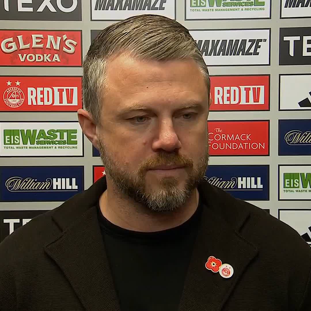 🗣️ "I have big trust in him but I can't control what he wants to do" 🔴Jimmy Thelin on his current position at Aberdeen and potential discussions with Chairman Dave Cormack ⤵️