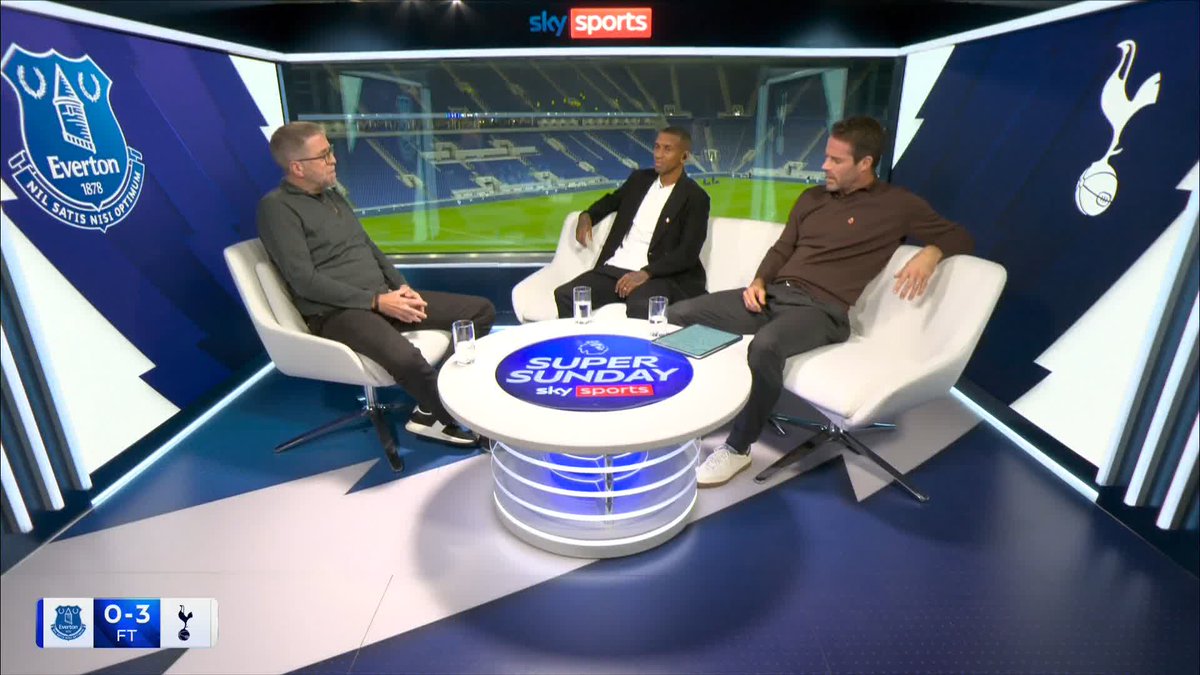 "He's quick, he's aggressive... he adds so much to the team!" Jamie Redknapp and Ashley Young on the impact of Kevin Danso on this Spurs side 👏