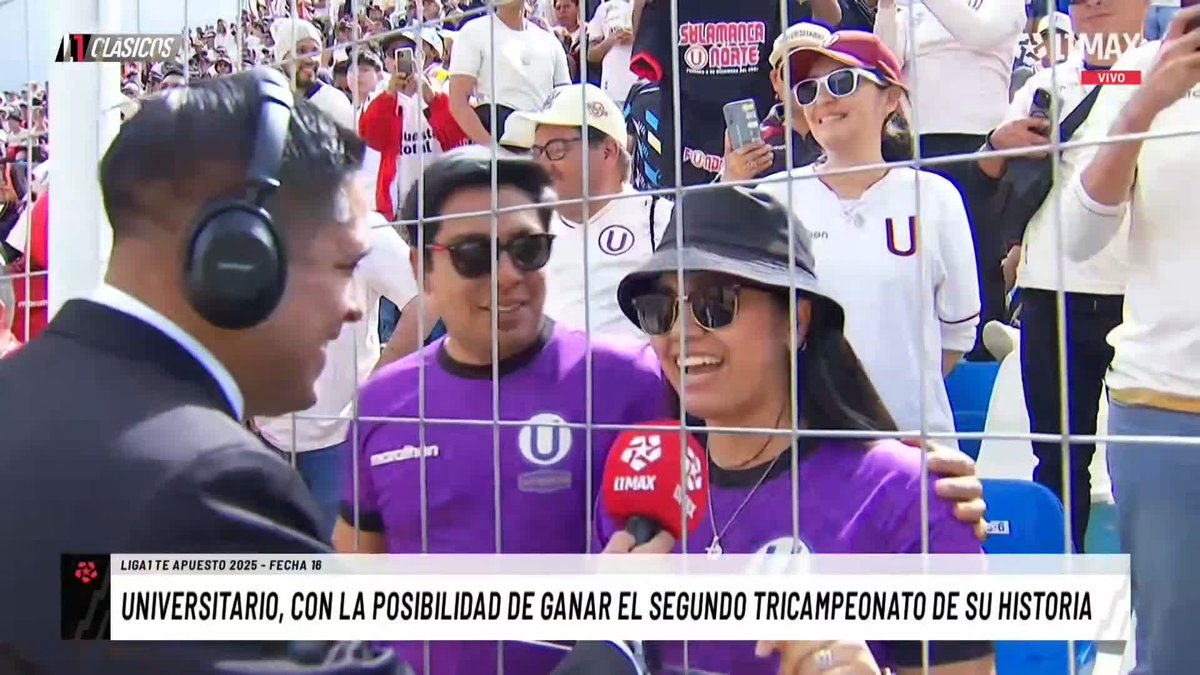 💛EL AMOR LLEGÓ HASTA TARMA Está pareja crema ha ido a Quito, al Monumental de River Plate y ahora hasta en Tarma ¿Cumplirá su promesa de casarse con la camiseta de la U? 📽️Gustavo Peralta Coello #ADT vs #Universitario 📺 Conoce cómo ver L1MAX en vivo 👉 #L1MAX #Liga1 #TorneoClausura2025