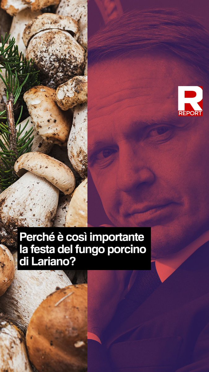 Perché è così importante la festa del fungo porcino di Lariano? Un legame con il territorio iniziato con l’elezione del presidente Rocca. Segui #Report ora in diretta su #Rai3👇