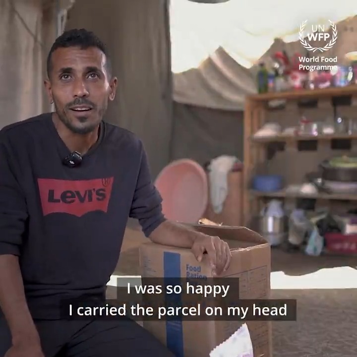 💙The ceasefire in #Gaza offers hope— and a chance to restore a minimum level of food security. 📦WFP’s family food boxes provide a steady lifeline of essentials. 📣Sustained access is vital to reach everyone in need.