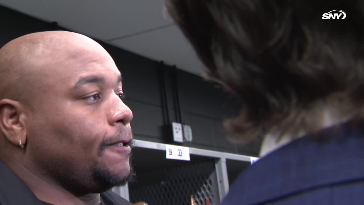 Dexter Lawrence was asked if it's "alarming" that the Giants' issues with missed tackles and gap discipline are still popping up this far into the season: "I wouldn't say it's alarming, I think they just did a good job today."