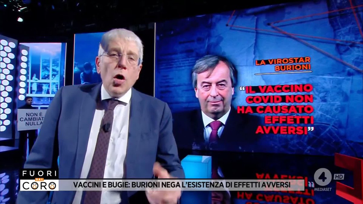 Burioni sostiene che il vaccino contro il covid non abbia causato effetti avversi, eppure... #Fuoridalcoro