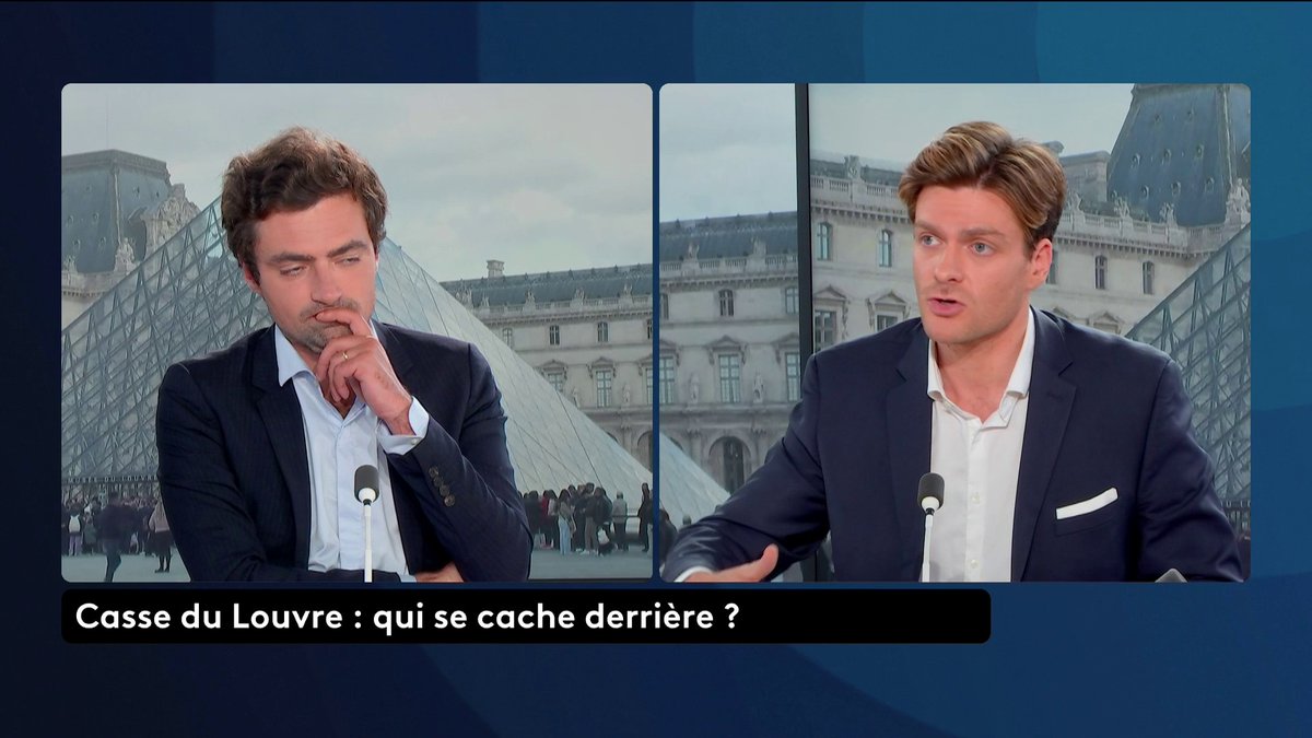 🔴 Louvre : "Ceux qu’on a retrouvés là ne doivent pas être de grands amateurs d’art. Ils ont surtout vu une opportunité : le Louvre est moins sécurisé que la boutique Chanel de la place Vendôme", pose Paul Melun. #canal16 #LePourEtLeContre