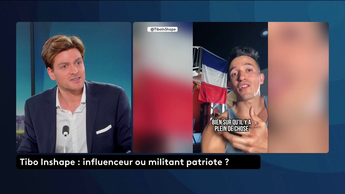 🔴 Tibo InShape : "On l’accuse d’être un facho pour des raisons stupides : musclé, homme, drapeau tricolore, éloge du sport… Si lui est un facho, tous ceux qui ont ça ou font ça le sont aussi", regrette Paul Melun. #canal16 #LePourEtLeContre