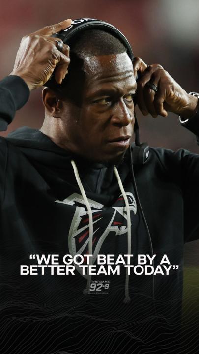 Raheem Morris says it is his job to make this team better, it's his job to get the Falcons ready for next week. "You can't ride the emotional roller coaster," Atlanta's head coach said about people calling for coach's jobs or saying how bad this team is. 📹 FOX 5 Sports