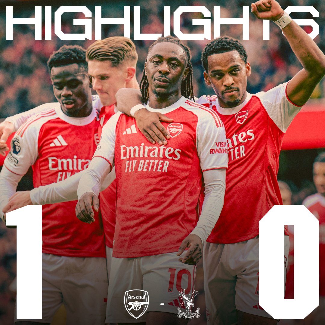 On the up 📈 All the key moments from today's 1-0 Premier League win over Crystal Palace 📺