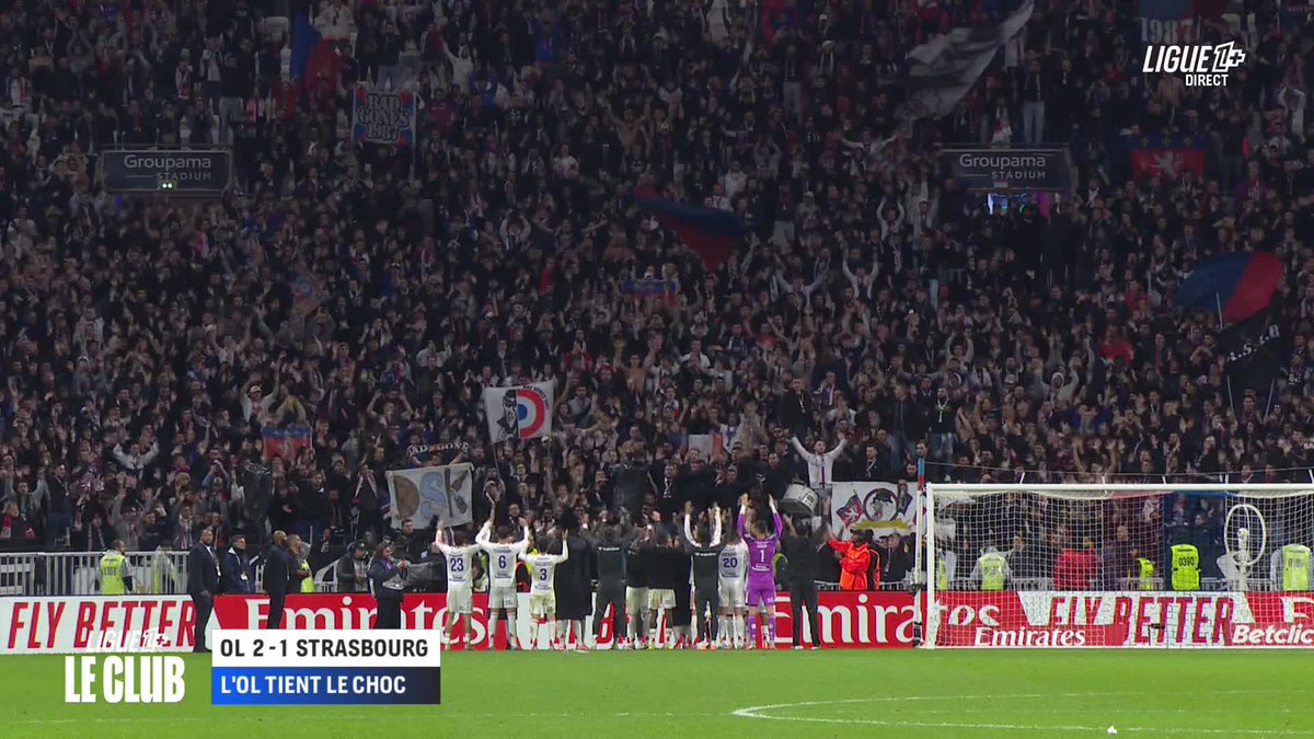 Impossible de finir cette magnifique soirée lyonnaise sans un bon vieux AHOU ! 🦁❤️