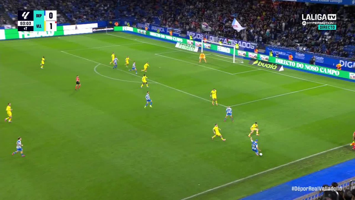 🛟 ¡YEREMAY SIEMPRE AL RESCATE! El Deportivo salvó un punto en Riazor casi sobre la hora con un penalti revisado en el VAR. #LALIGAHYPERMOTION