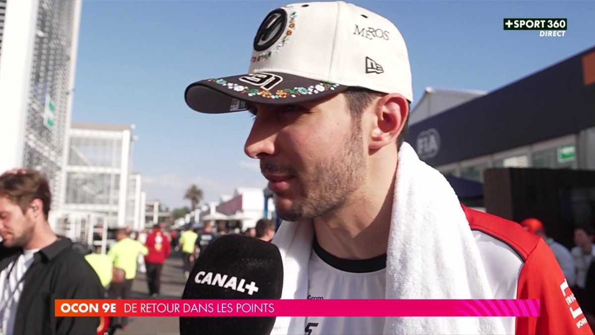 "Bravo à Ollie, bravo à toute l'équipe" ❤️ Esteban Ocon félicite son coéquipier, le Français termine 9e 🇫🇷 #MexicoGP #F1