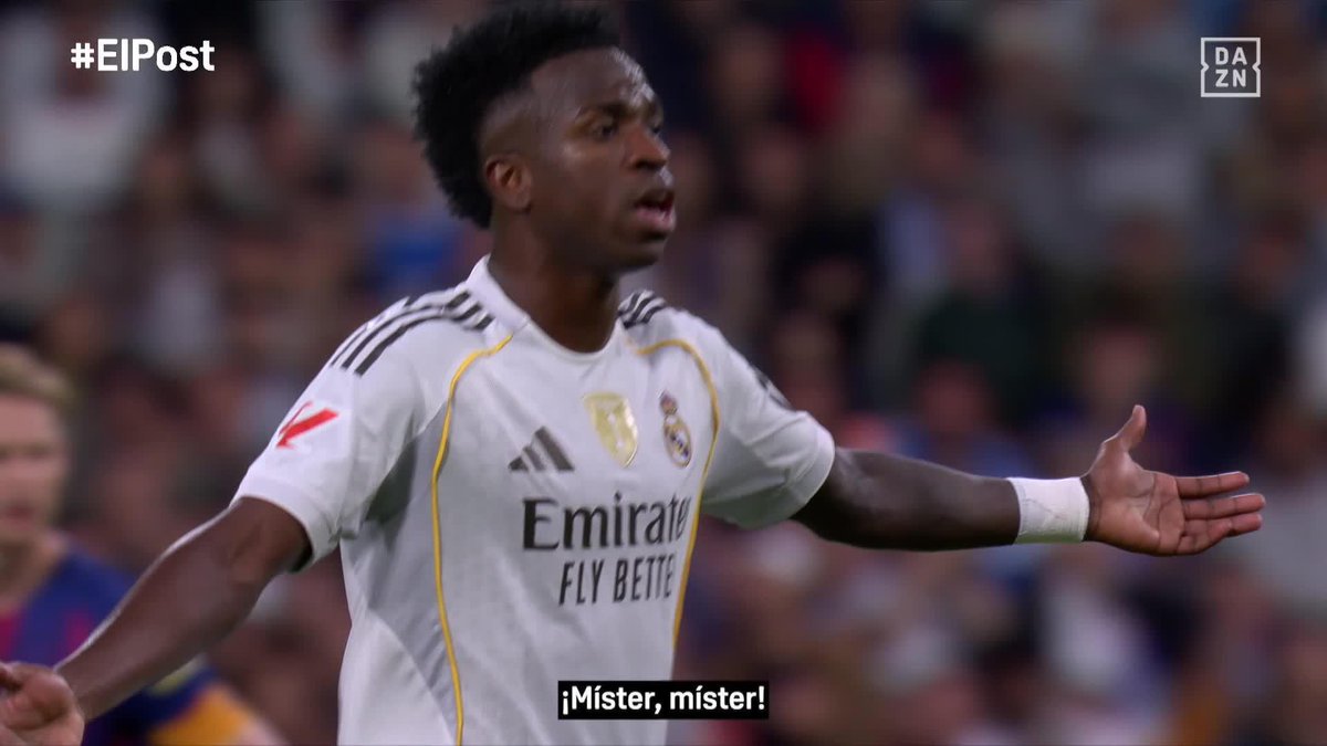 "'¡MÍSTER! ¿YO?" 💭 "Venga, Vini, h***" 🗣️ El momento del cambio de Vinicius. El intercambio de palabras con Xabi Alonso. IMAGEN DE #ElPost
